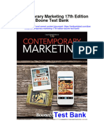 Contemporary Marketing 17th Edition Boone Test Bank