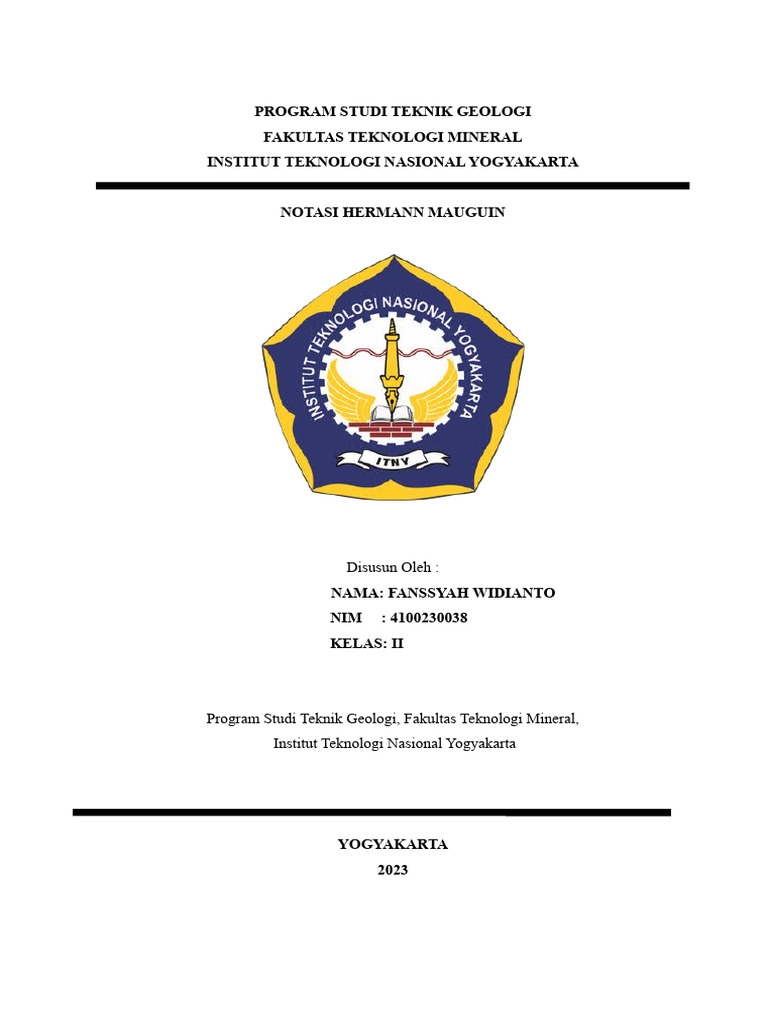 Notasi Hermann Mauguin PDF