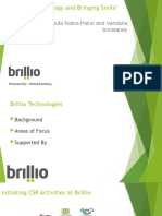 Brillio Technology and Bringing Smile'