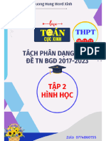Tach Phan Dang Toan de Thi TN THPT Mon Toan 2017 2023 Phan Hinh Hoc