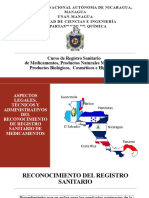 Curso Registro Sanitario Reconocimiento Mutuo Medicamentos UNAN-Managua 2016