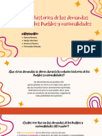 Evolución Histórica de Las Demandas Sociales de Los Pueblos y Nacionalidades