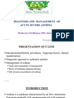 Diagnosis and Management of Acute Severe Asthma 1