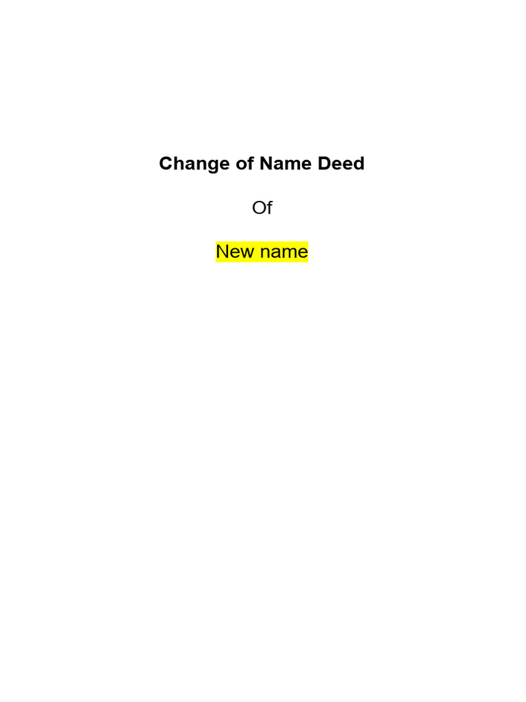 Over 16 Deed Poll Template May2021 PDF