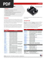 Solid State Relays Data Sheet