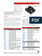 Solid State Relays Data Sheet