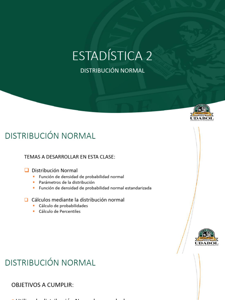 Distribución Normal | PDF | Distribución normal | Probabilidad 