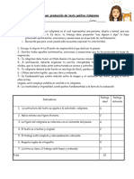 Pauta Evaluación Producción Caligrama 