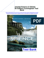 Environmental Science A Global Concern 13th Edition Cunningham Test Bank