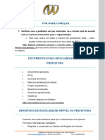 Passo A Passo Regularização C Doc Necessarios