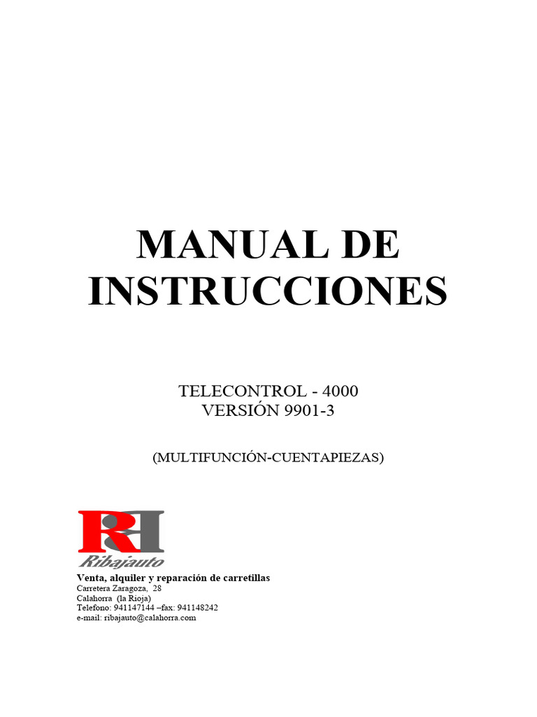 TELECONTROL-4000 Cliente | PDF | Equipo de oficina | Diseño