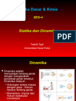 Lecture Note SESI-4 Dinamika Statika