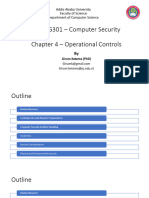 COSC 6301 - Computer Security - Operational Controls