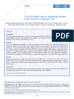 Halldorsdottir Et Al 2013 Accuracy Evaluation of Five Blood Glucose Monitoring Systems The North American Comparator