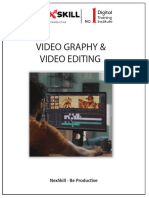 Video Graphy & Video Editing COURSE OUTLINE