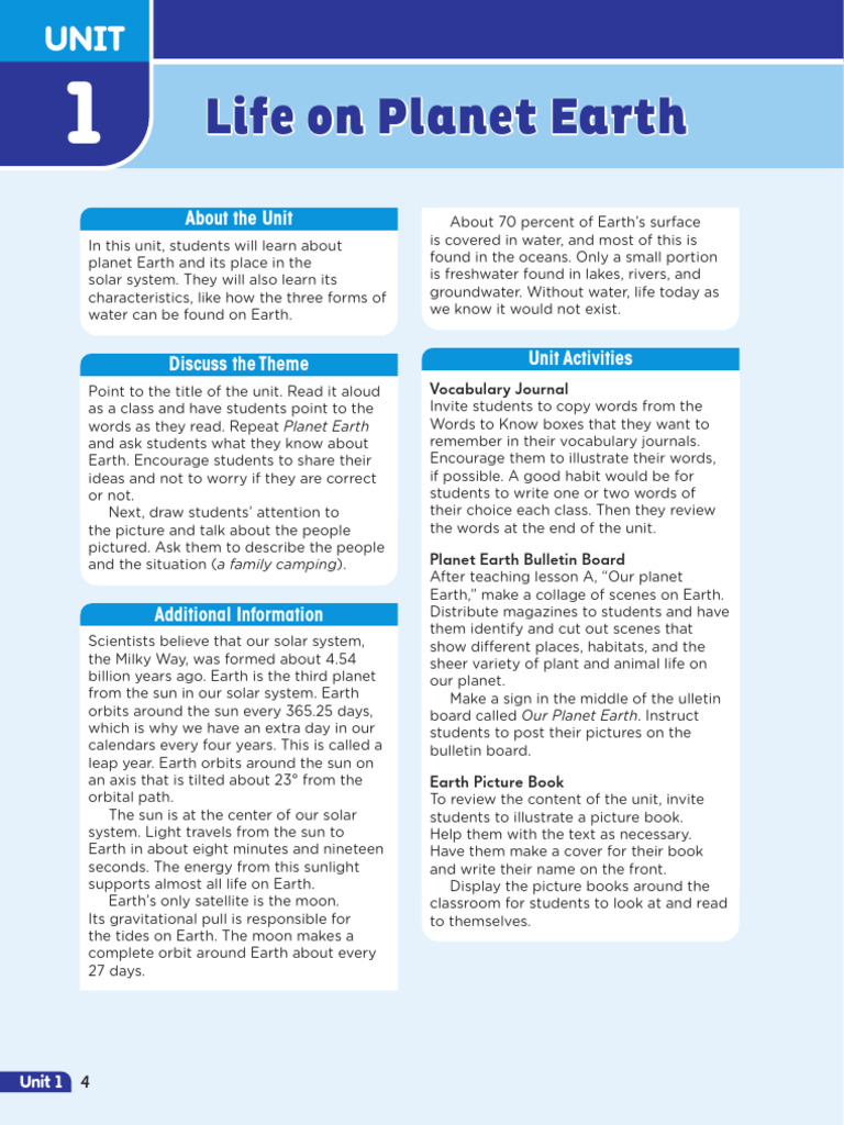 Science1 Teachers T1 | PDF | Moon | Earth