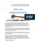 Silencio Administrativo
