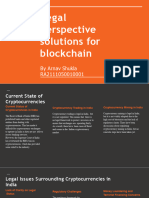 Legal Perspective Blockchain
