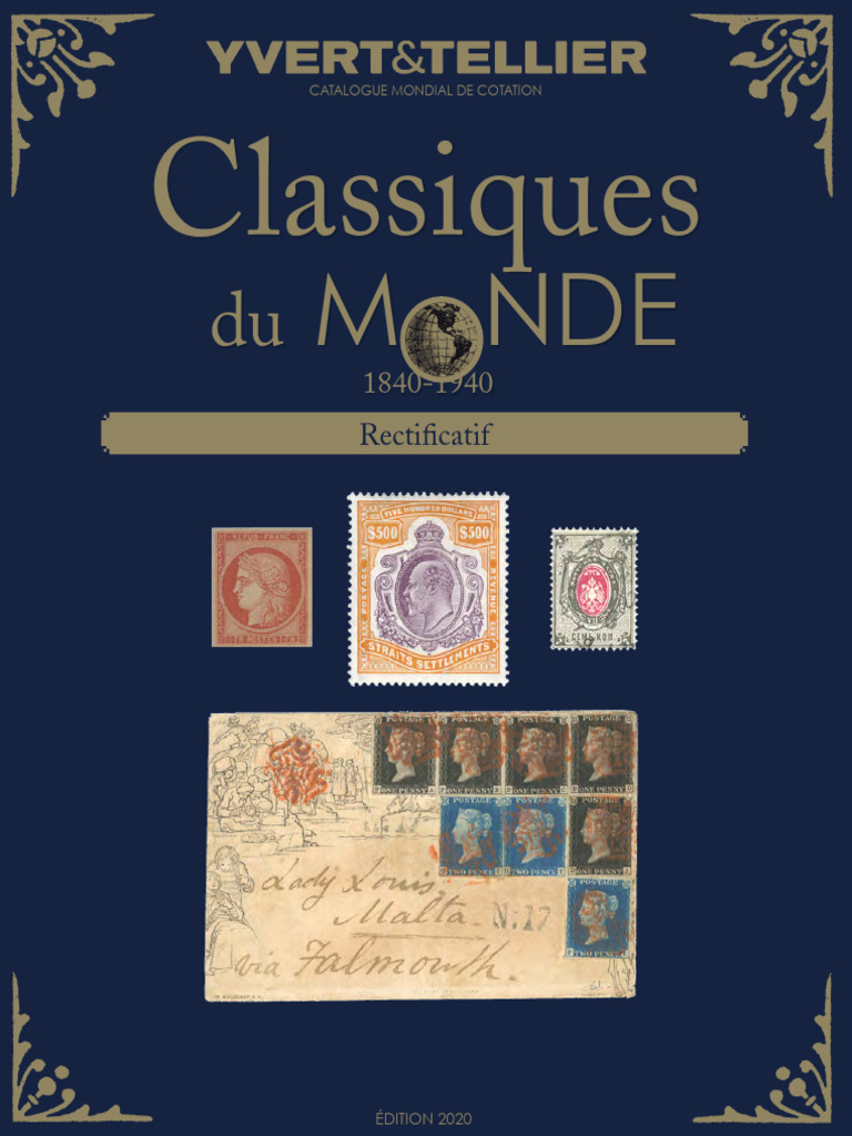 Catalogue de cotation des timbres 1840-1940 | PDF | Timbre postal ...
