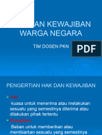 Hak Dan Kewajiban Warga Negara