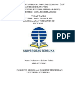 Tugas Wajib Gabungan 1-3 Pembelajaran Terpadu