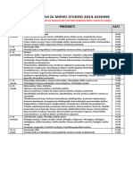 Ispitni Rokovi - Studeni 2023