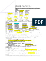 English Practice 31