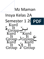 Soal MZ Maman Insya Kelas 2A Semester 1 2019