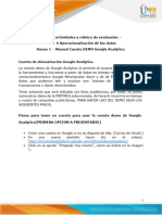 Anexo 1 - Manual Cuenta DEMO Google Analytics