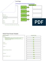 HACCP Plan Template