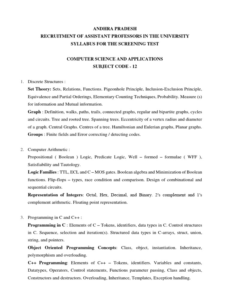 12 Computer Science and Applications | PDF | Parsing | Computer Network