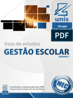 Gestão Escolar - Unidade 01