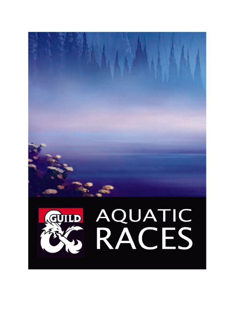 Aquatic Races Guide: Aboling, Bullywug, Deepfolk | PDF | Mermaid