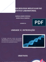 Slide Da Unidade - Diagnóstico Genético e Controle de Qualidade