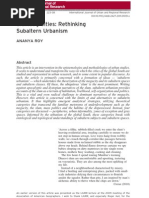 Download Roy - Slumdog Cities - Rethinking Subaltern Urbanism by Joie Nesaisquoi SN68359216 doc pdf