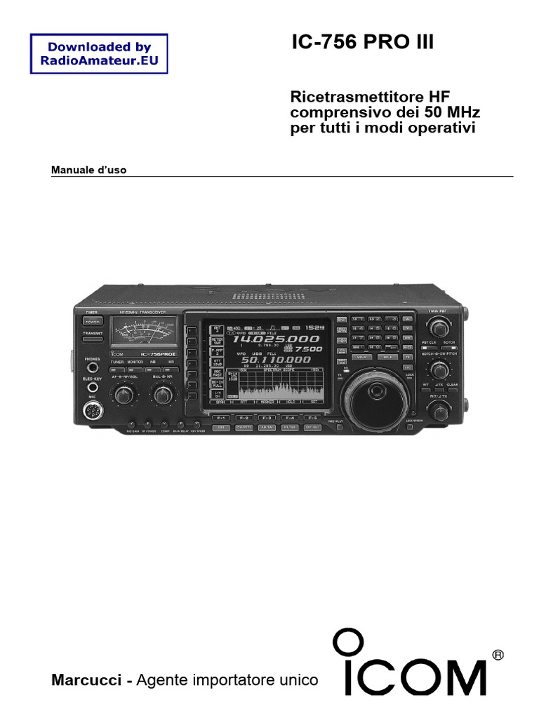 Icom IC-756PROIII | PDF
