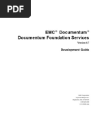 Documentum Foundation Services 6.7 Development Guide