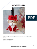 Knitoy - Porta Garrafa de Papai Noel - MGG1