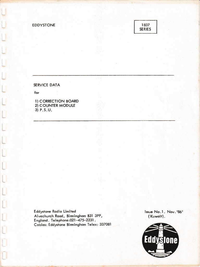1837 2b service supplement correction pcb counter module psu pdf
