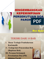 Mengembangan Kepemimpinan Persekutuan Doa Parokial (Ron Ryan)