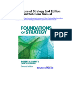 Foundations of Strategy 2nd Edition Grant Solutions Manual
