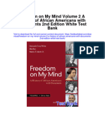 Freedom On My Mind Volume 2 A History of African Americans With Documents 2nd Edition White Test Bank