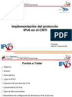 Implementación IPv6 CNTI 40