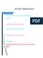 Trabajo de Biologia