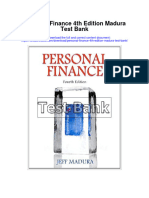 Personal Finance 4th Edition Madura Test Bank