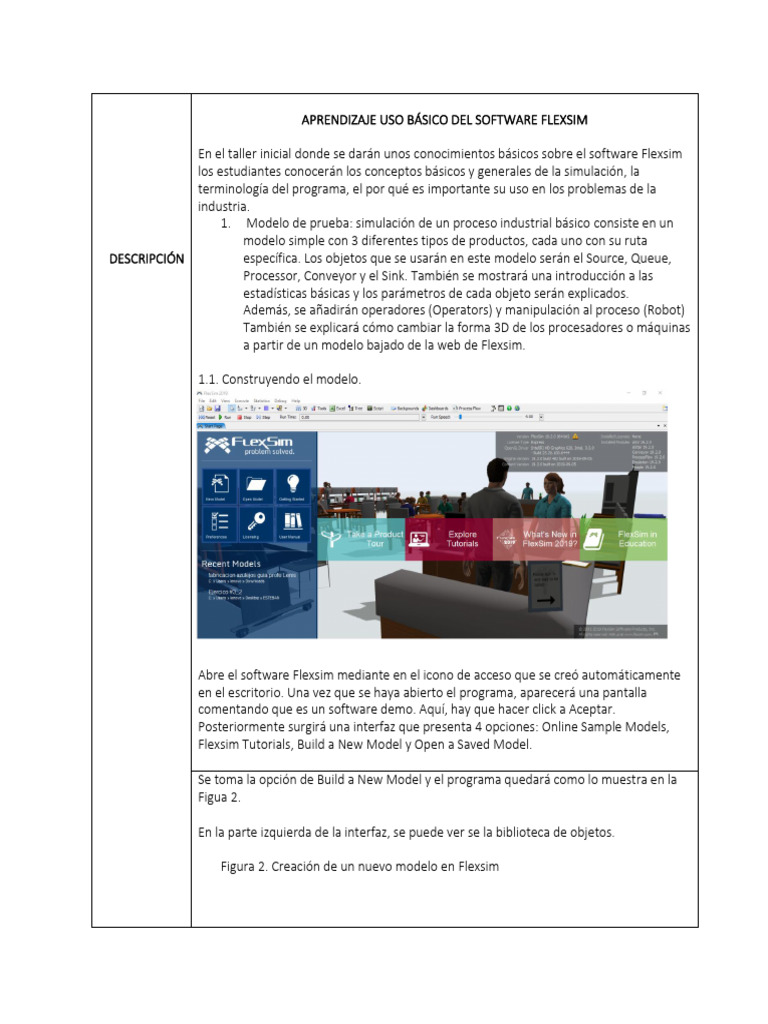 2020 Aprendizaje Software Flexsim | PDF | Software | Simulación