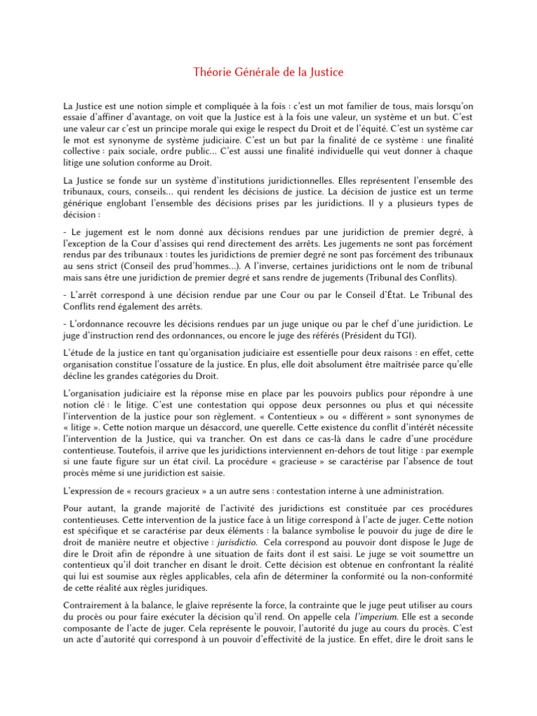 Introduction à la Théorie de la Justice | PDF | Justice | Crime et violence