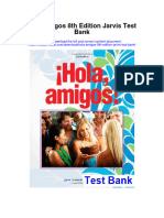 Hola Amigos 8th Edition Jarvis Test Bank