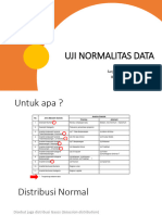 Uji Normalitas Data