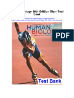 Human Biology 10th Edition Starr Test Bank